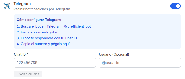 ¿Que hay de nuevo? Telegram bidireccional v4.29