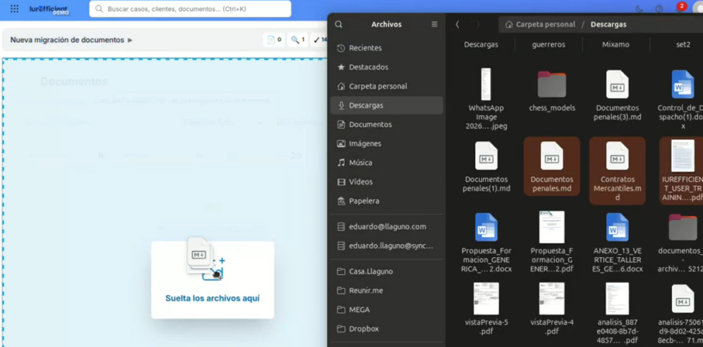 Tutorial: Subiendo documentos a un caso o proyecto