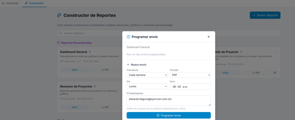 ¿Que hay de nuevo? v4.42. Reportes mejorados y con envío automático